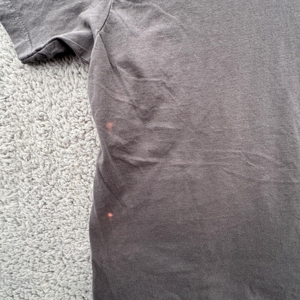 Next Level Black Happy Band T-Shirt Charcoal Gray‎ Record Graphic Mens Medium - Picture 7 of 9